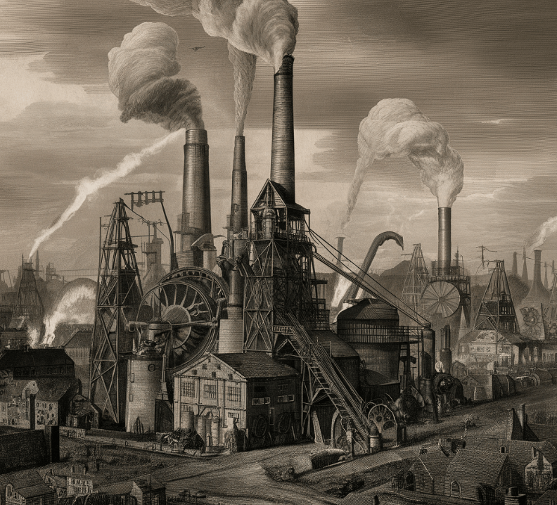 Industrial Revolution depiction