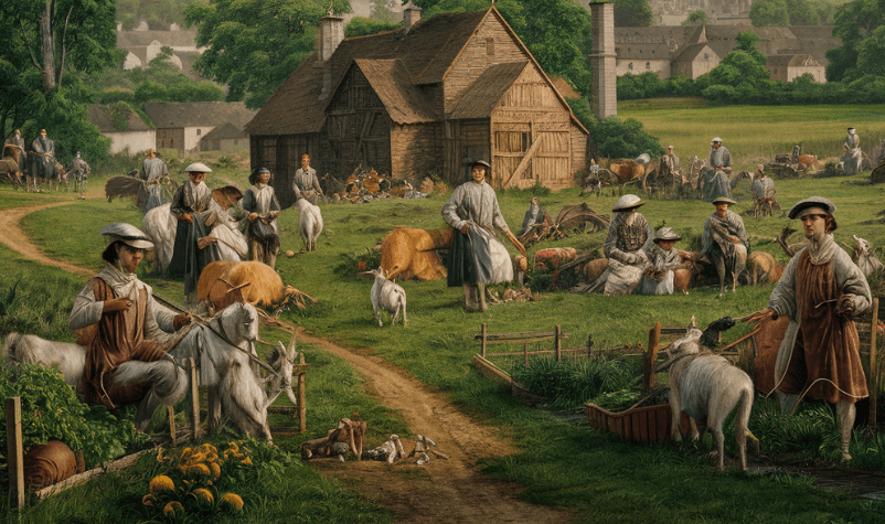 Life before the Industrial Revolution - People in the field